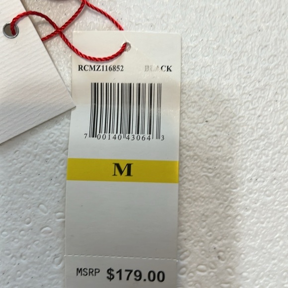 Red Carter Sz M Black w/ Vibrant Print Monkini Swimsuit Cutouts NWT - Picture 4 of 10